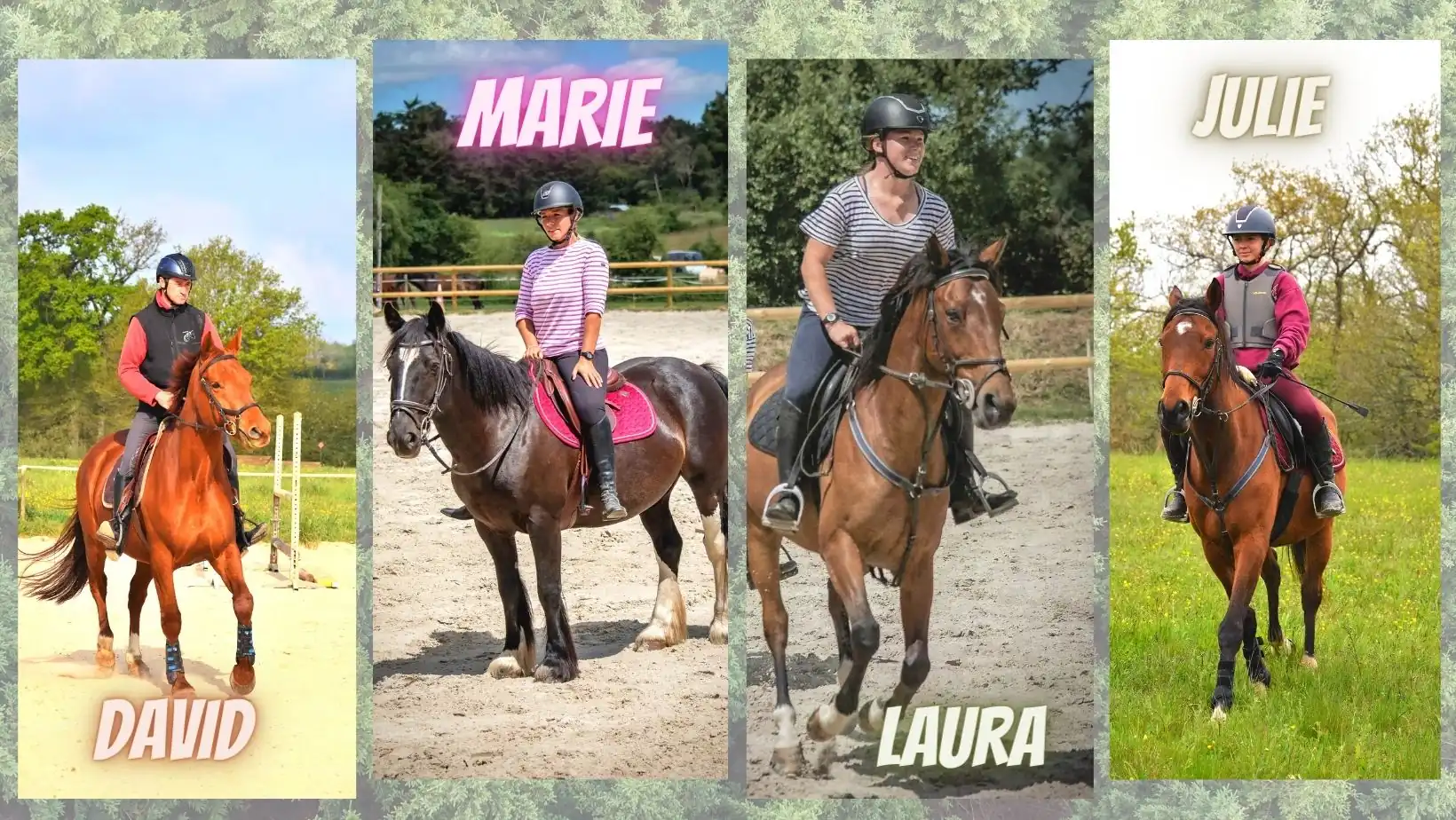 Photo des coachs, montage 